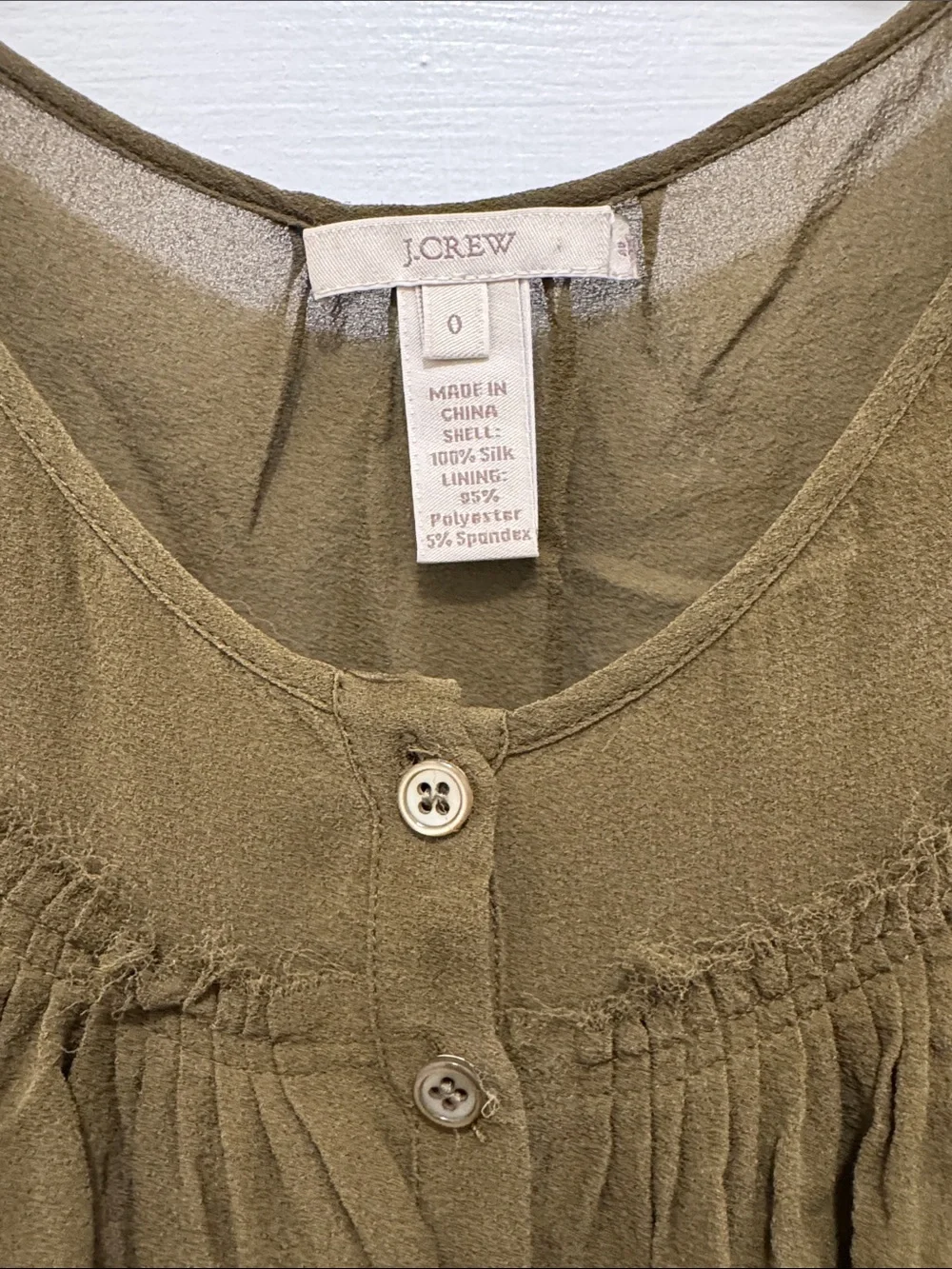 J. Crew olive green